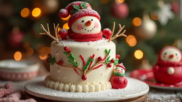 Sweeten Your Christmas with a Festive Cake - Cover